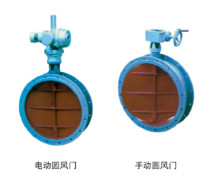 电、手动圆风门